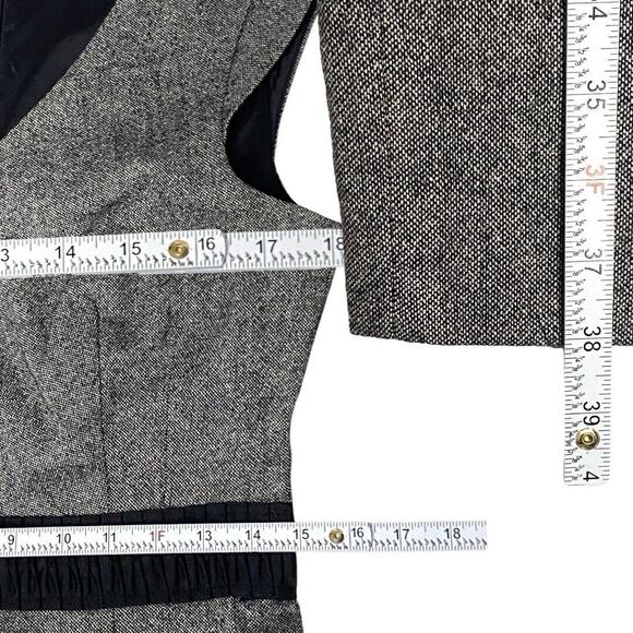 Banana Republic Wool Tweed Dress 6 Corpcore Classic Office Siren Minimalist Work - Picture 8 of 9